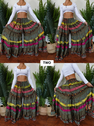LUNA TIERED PANTS (SHORT)