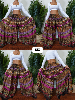 LUNA TIERED PANTS (GODDESS+)