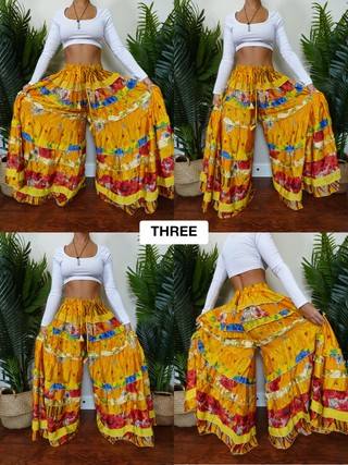 LUNA TIERED PANTS (SHORT)