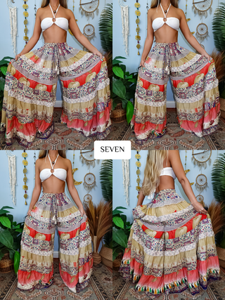 LUNA TIERED PANTS (REGULAR)