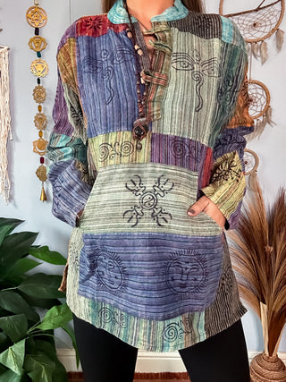 PATCHWORK PULLOVER