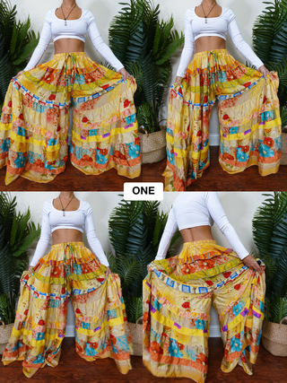 LUNA TIERED PANTS (GODDESS+)