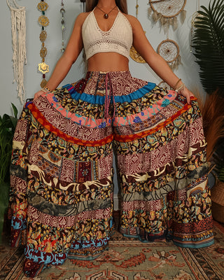 LUNA TIERED PANTS (regular)