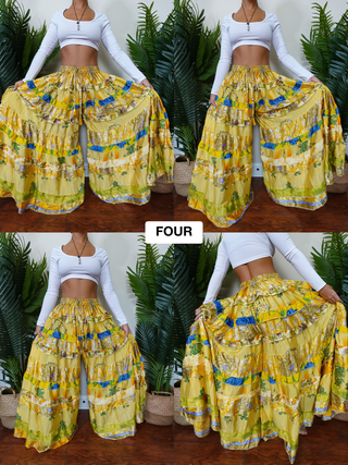 LUNA TIERED PANTS (SHORT)