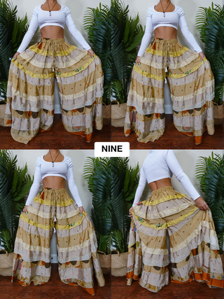 LUNA TIERED PANTS (REGULAR)