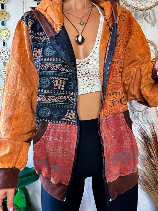PATCHWORK BOMBER JACKET