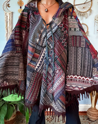 NEEVAN PONCHO- EARTH