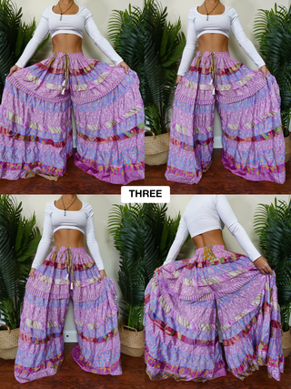LUNA TIERED PANTS (REGULAR)