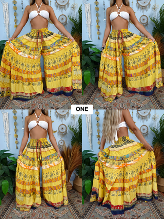 LUNA TIERED PANTS (SHORT)