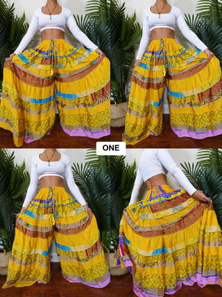 LUNA TIERED PANTS (GODDESS+)