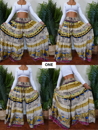 LUNA TIERED PANTS (REGULAR)