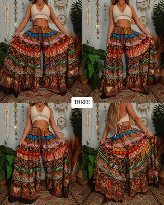 LUNA TIERED PANTS (regular)