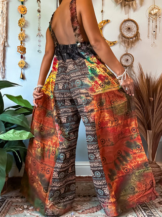 OMARI WIDE LEG OVERALLS