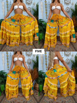 LUNA TIERED PANTS (GODDESS+)