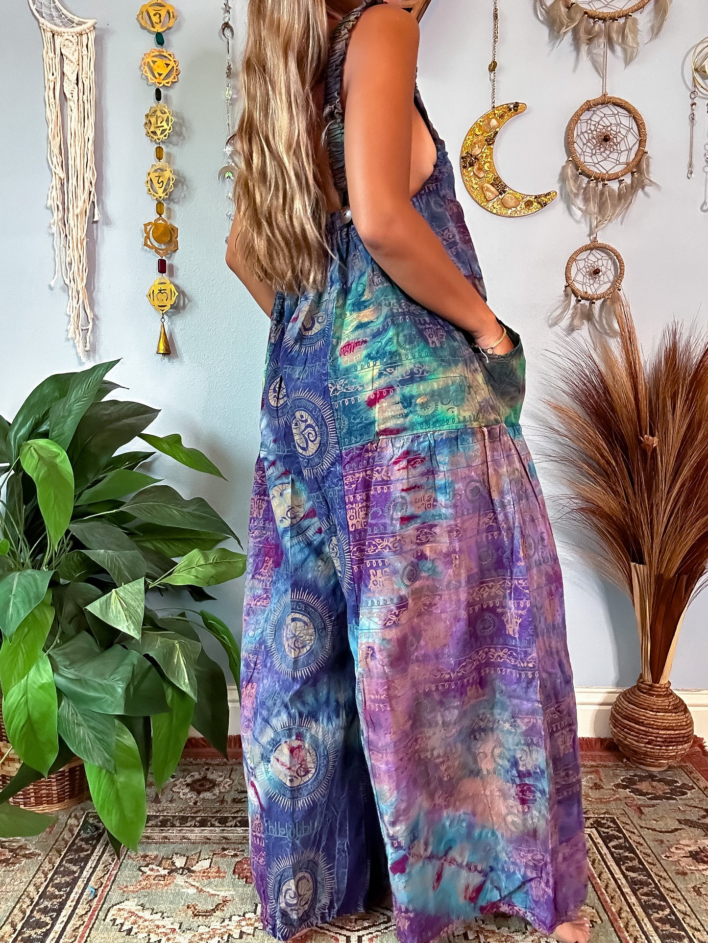 OMARI WIDE LEG OVERALLS