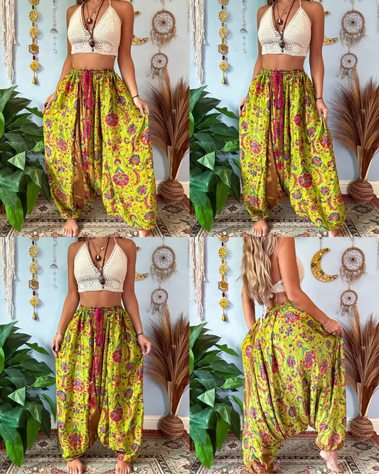 ROWAN DROP CROTCH HAREM TROUSERS