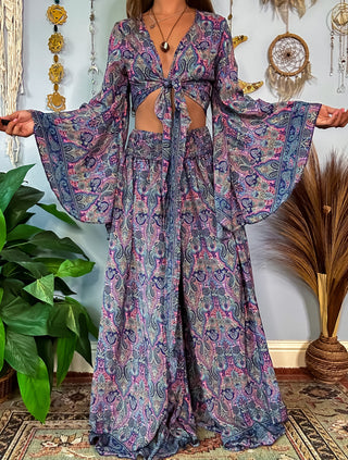 MARLOW TOP & PANTS SET - ROYAL BLUE