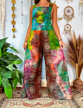 OMARI WIDE LEG OVERALLS