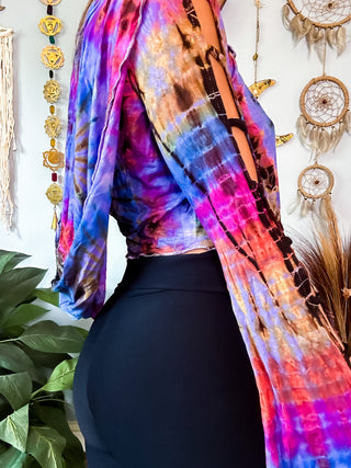 TRIXIE HOODED TOP - PURPLE