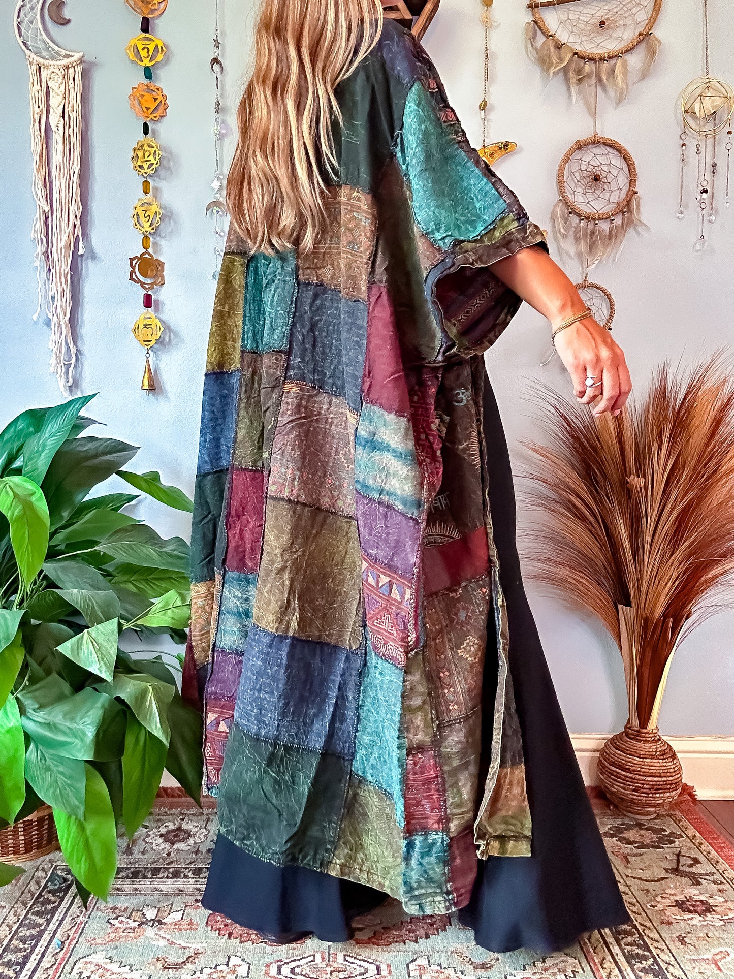 WOODLAND PATCHWORK DUSTER - EARTH