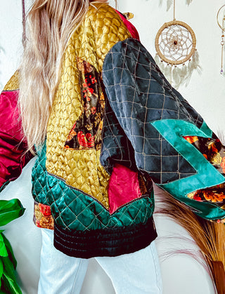 VINTAGE PATCHWORK WINDBREAKER