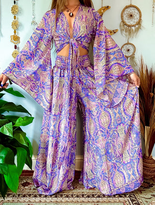BELL SLEEVE TOP & PANTS SET