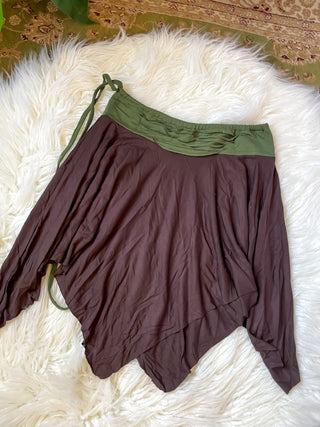 LUNAR PIXIE SKIRT - BROWN