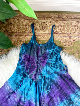 ADELINA PIXIE DRESS - BLUE • PURPLE • GREY