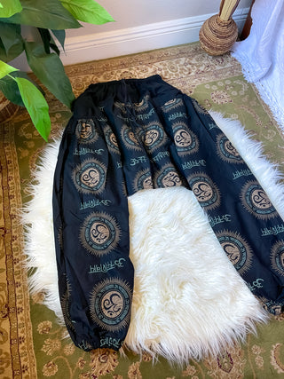 OMELIA HAREM PANTS - BLACK & CREAM