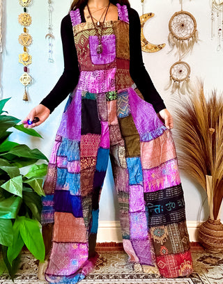 WOODLAND OVERALLS - BERRY TONED