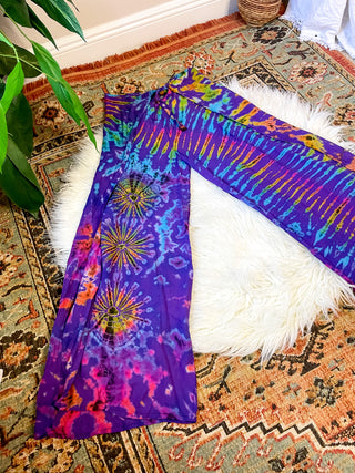 TWILA WRAP PANTS - PURPLE