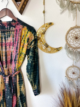OOAK TIE DYE PATCHWORK KIMONO