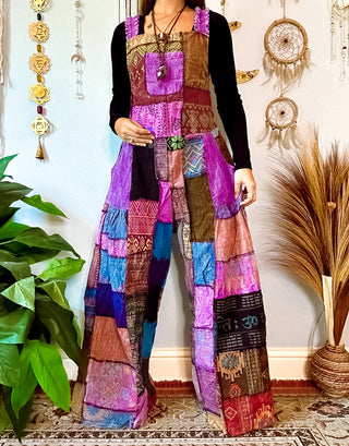 WOODLAND OVERALLS - BERRY TONED