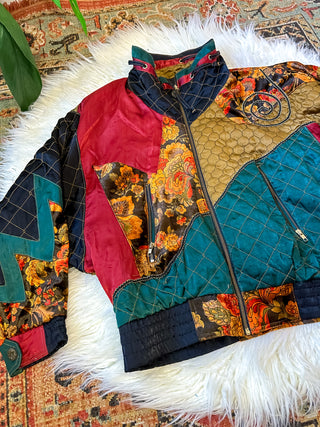 VINTAGE PATCHWORK WINDBREAKER