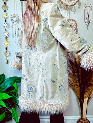 WL FAUX FUR TRIM COAT