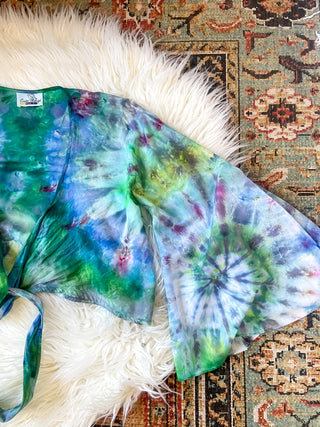 BELL SLEEVE TIE DYE TOP - COLLAB W/ LORI