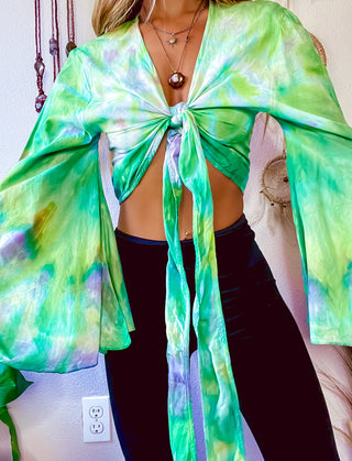 BELL SLEEVE TIE DYE TOP - COLLAB W/ LORI