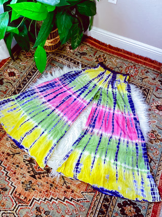 STELLA WIDE LEG PANTS • YELLOW • PURPLE • PINK • GREEN