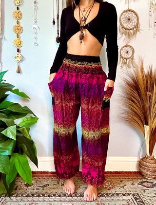 BEATRIX HAREM TROUSERS- PINK