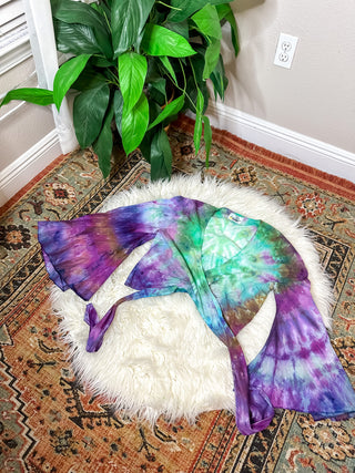 TIE DYE BELL SLEEVE TOP