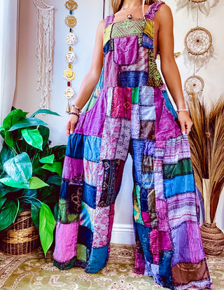 WOODLAND OVERALLS - BERRY TONED