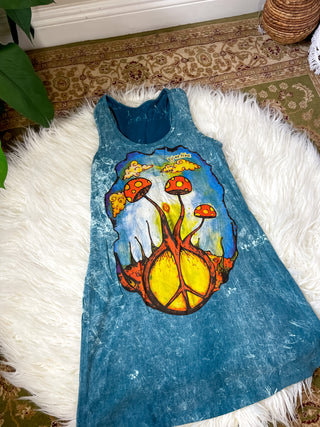 BY NO TIME PEACE & SHROOMS DRESS