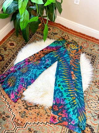 TWILA WRAP PANTS - TEAL