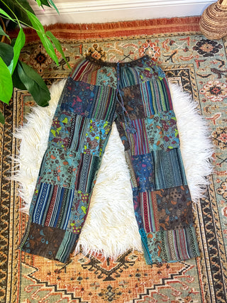 MUSHROOM PATCH STRAIGHT LEG TROUSERS