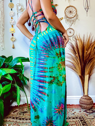 AURORA DRESS - GREEN