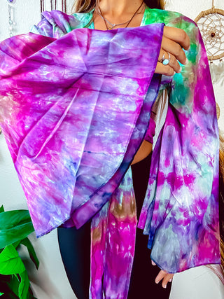 TIE DYE BELL SLEEVE TOP