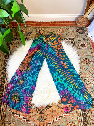 TWILA WRAP PANTS - TEAL