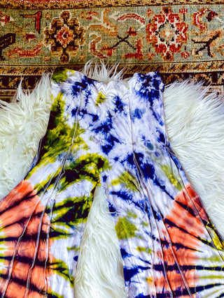 MARISOL WIDE LEG TIE DYE PANTS