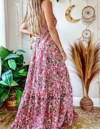 PAISLEY TIERED DRESS