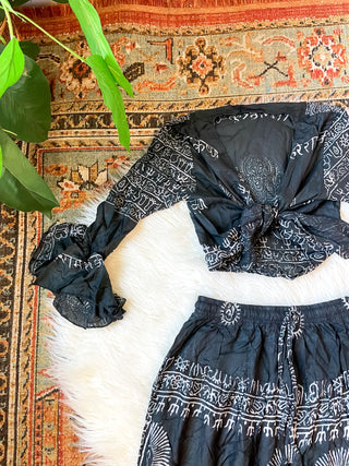 ONYX HAREM PANTS SET